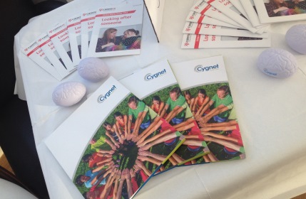 Some of the leaflets made available to carers at the first support group meeting