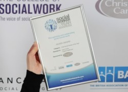 Carol's Silver Award in the 'Adult Social Worker of the Year' category.