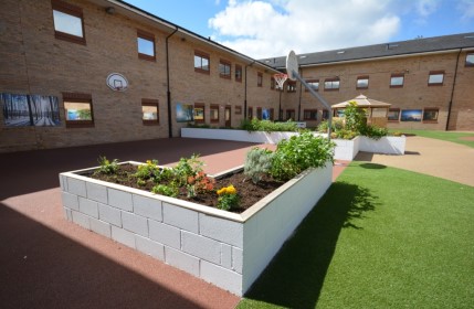 The improvements to Cygnet Hospital Bierley's courtyard was praised by the review team.
