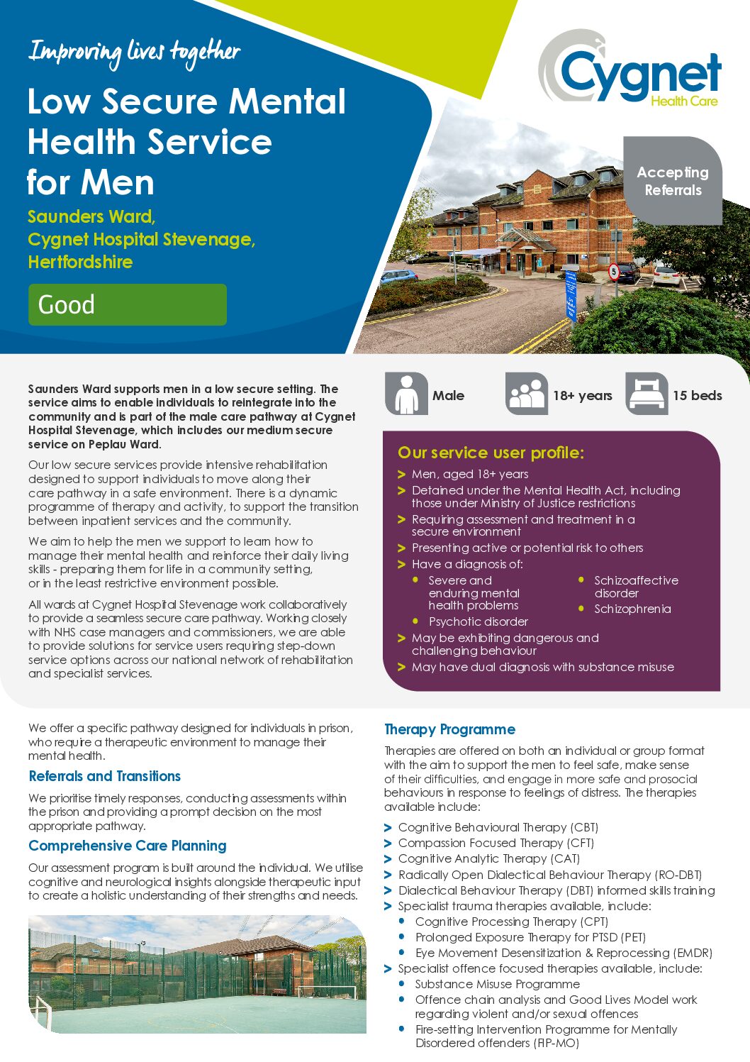 Download the Saunders Ward flyer PDF