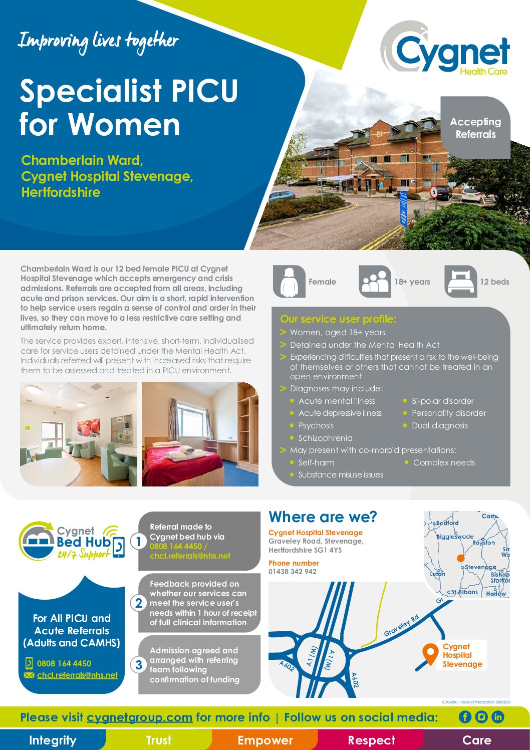 Download the Chamberlain Ward Flyer PDF