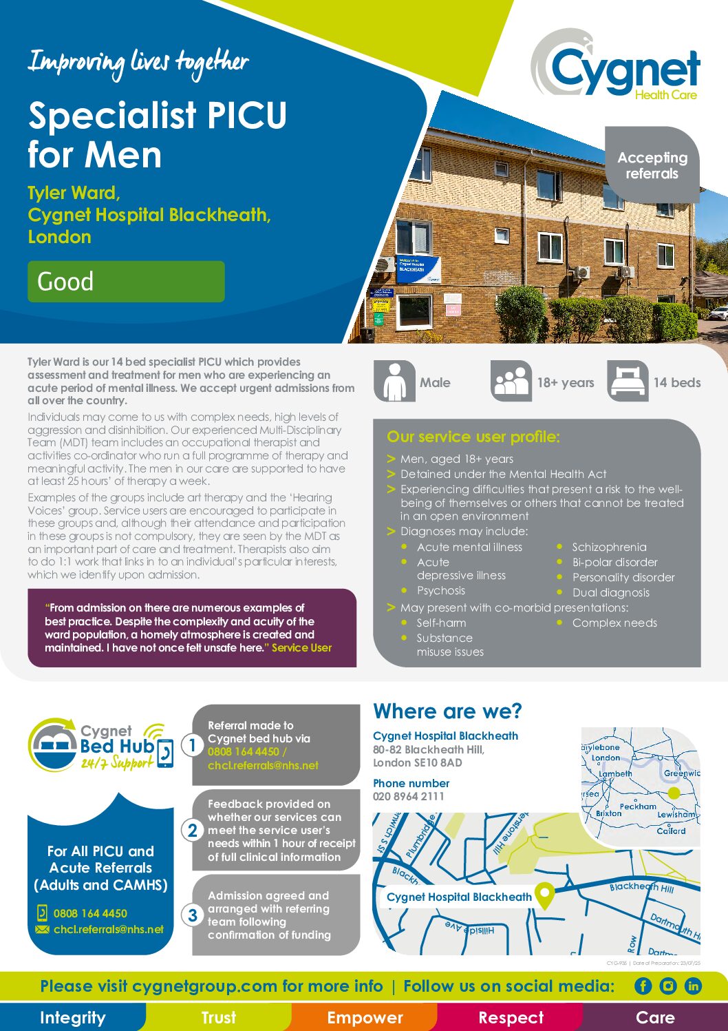 Download the Tyler Ward flyer PDF