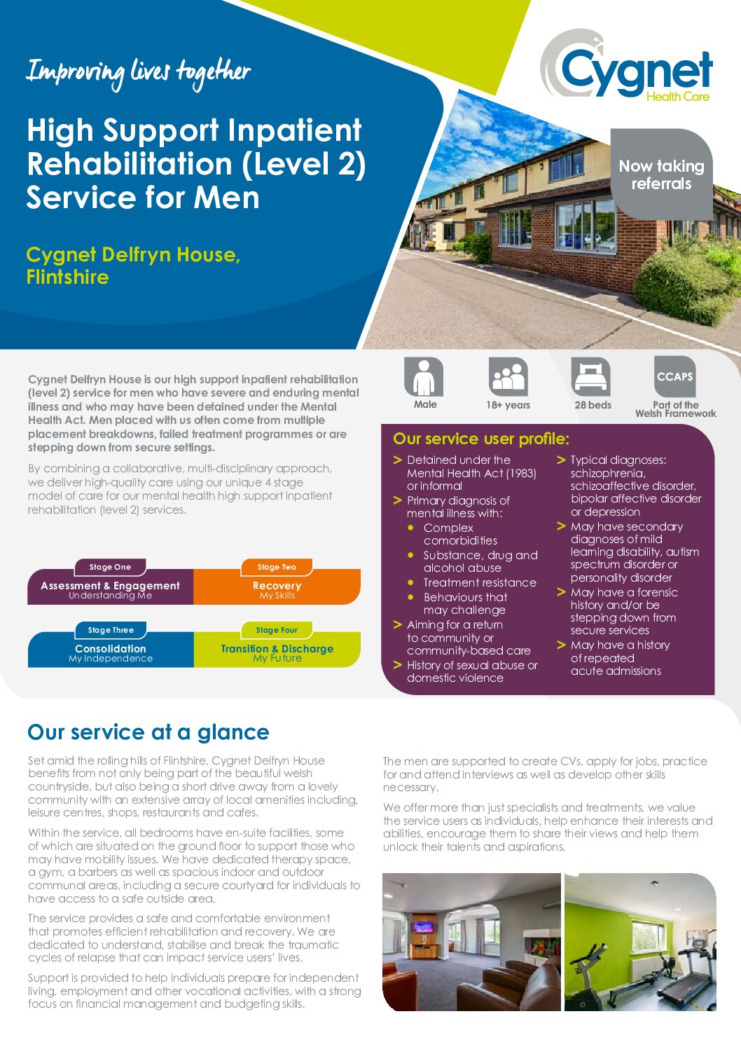 Download the Cygnet Delfryn House flyer PDF