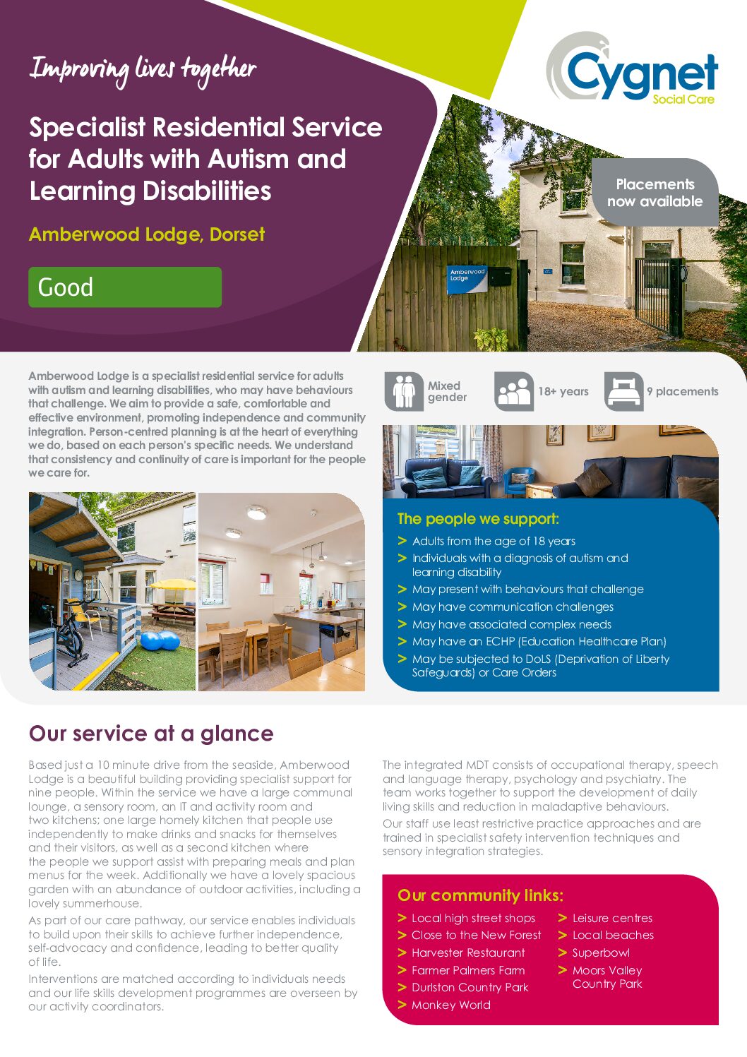 Download the Amberwood Lodge flyer PDF