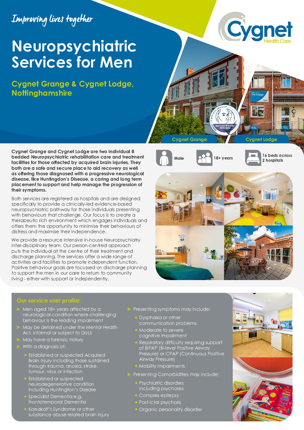 Download the Cygnet Grange and Cygnet Lodge flyer PDF