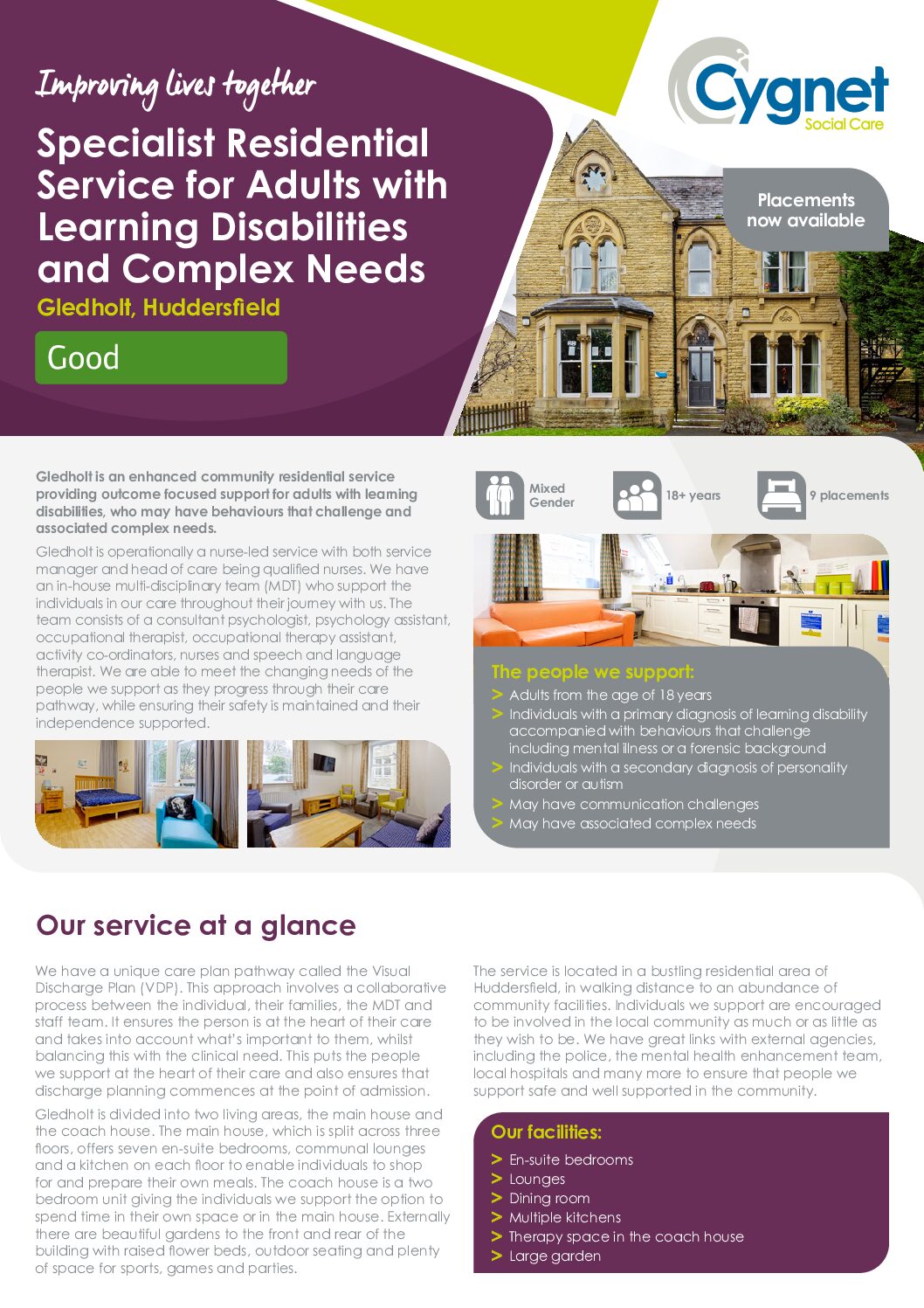 Download the Gledholt flyer PDF