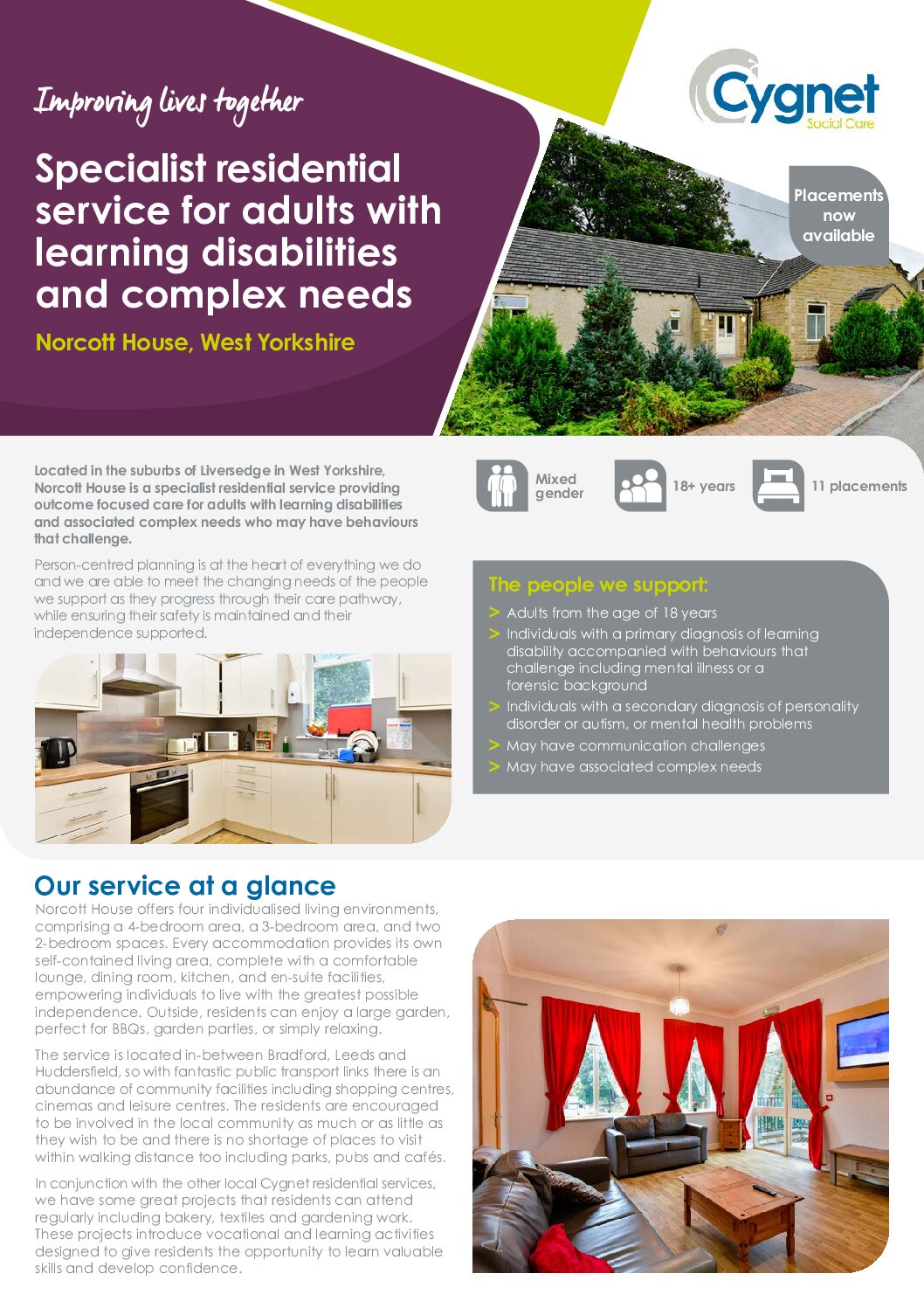 Download the Norcott House flyer PDF
