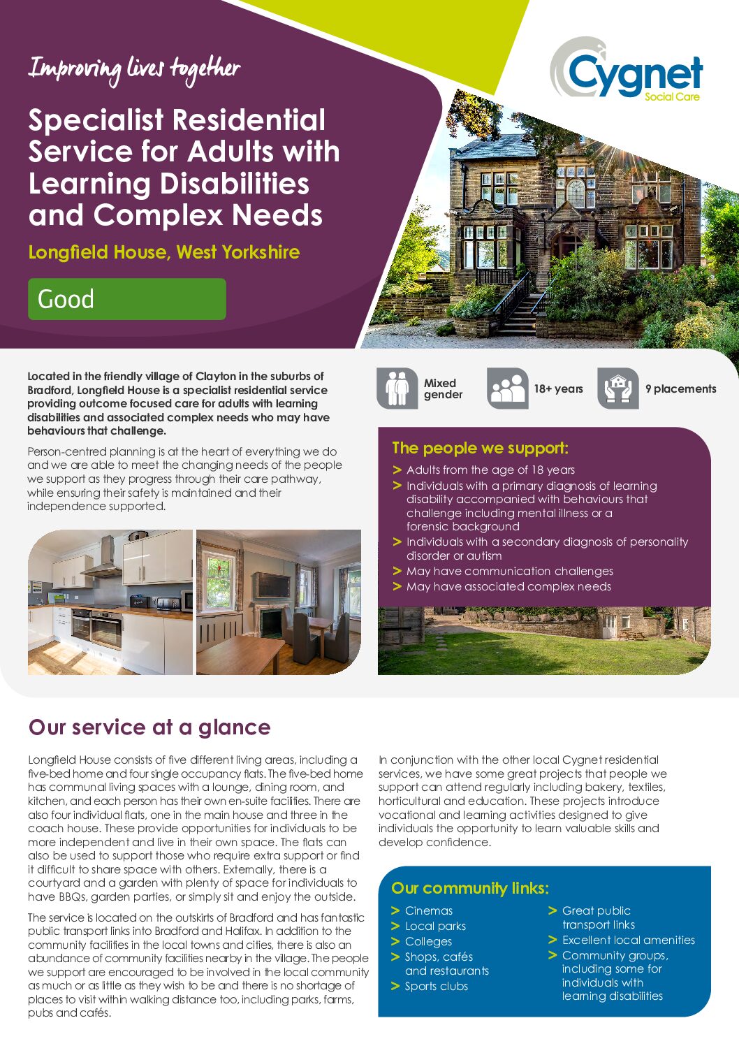 Download the Longfield House flyer PDF