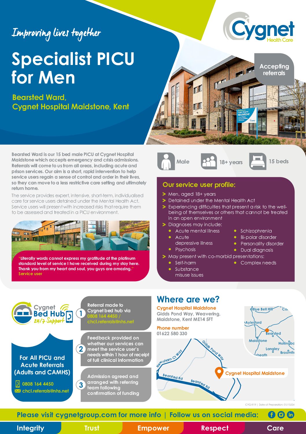 Download the Bearsted Ward Flyer PDF