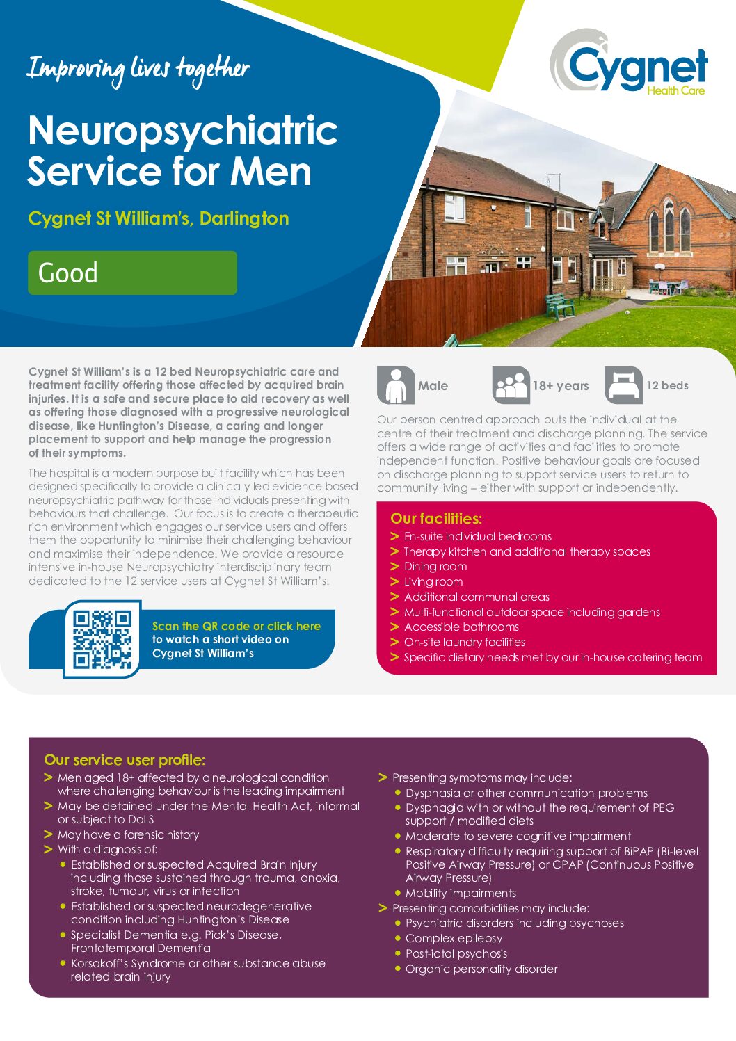 Download the Cygnet St William’s Flyer PDF