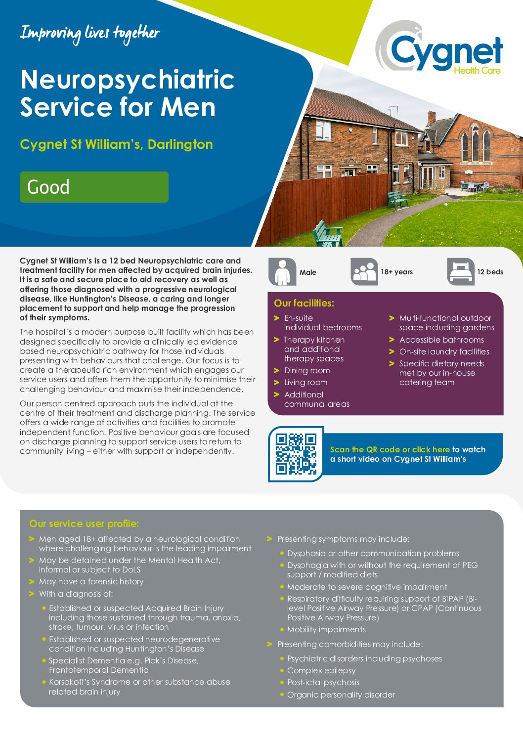 Download the Cygnet St William’s Flyer PDF