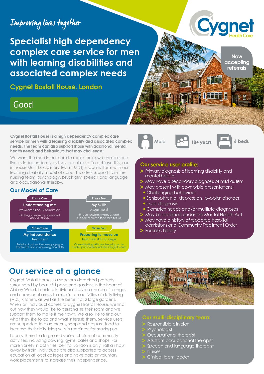 Download the Cygnet Bostall House flyer PDF