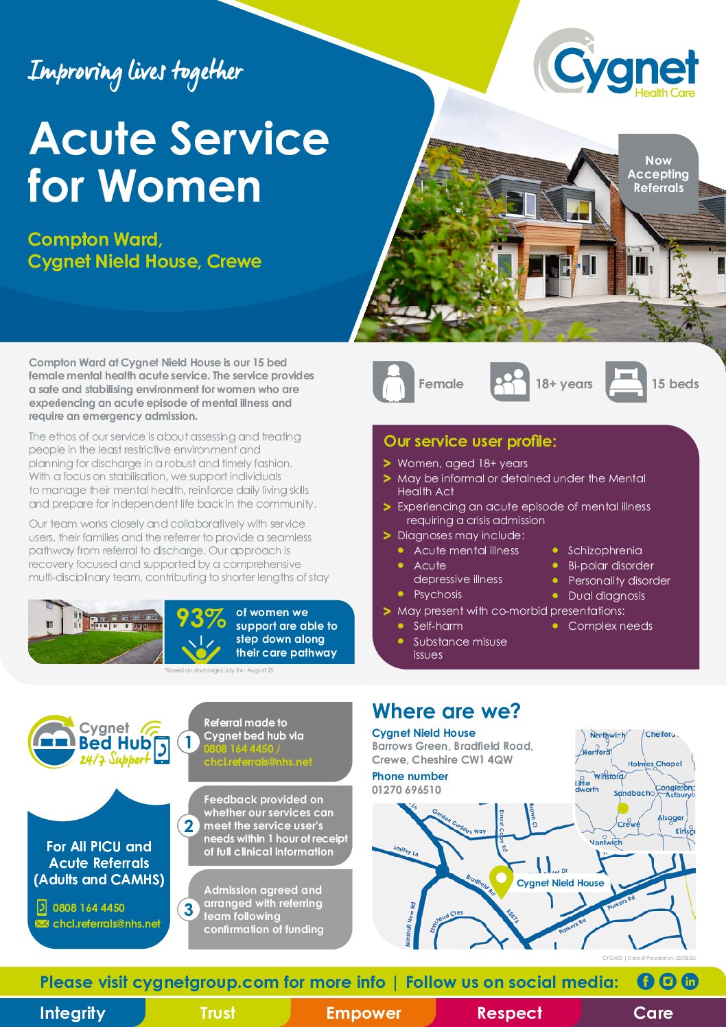 Download the Compton Ward flyer PDF