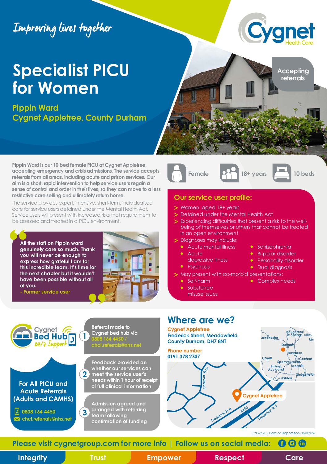 Download the Pippin Ward Flyer PDF