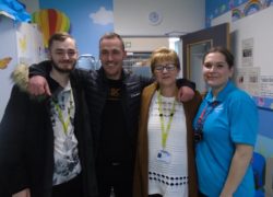 Meeting staff at Queen's Medical Centre