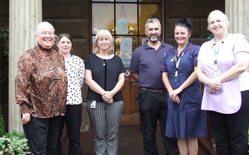 Karen and the team at Tabley House Nursing Home