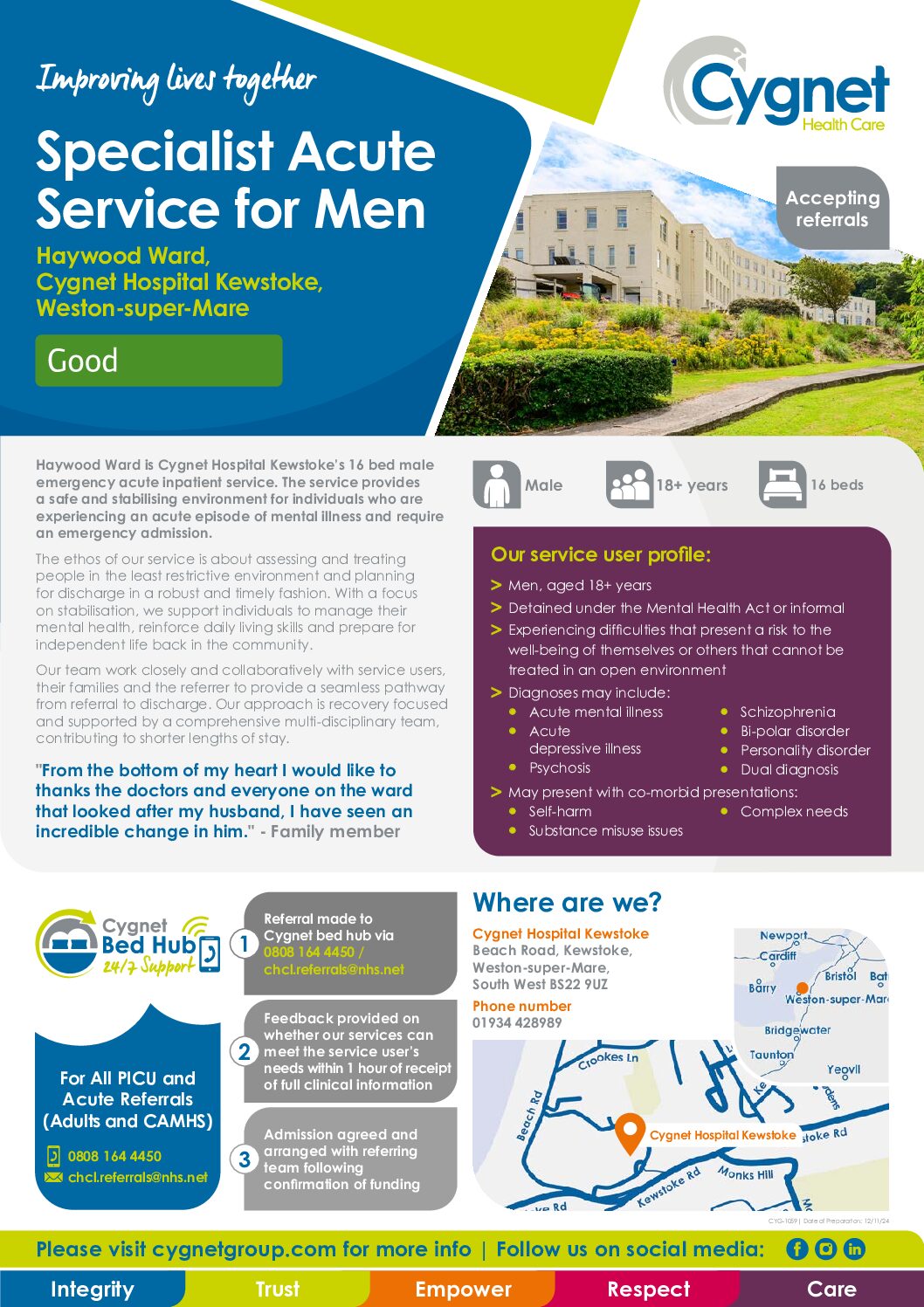 Download the Haywood Ward Flyer PDF