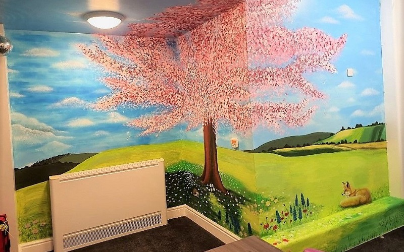 Charmaine's mural at Hope House