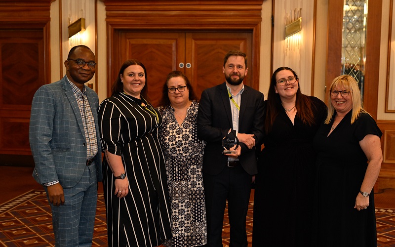 The Nurse Assessment team with their Special Recognition Award