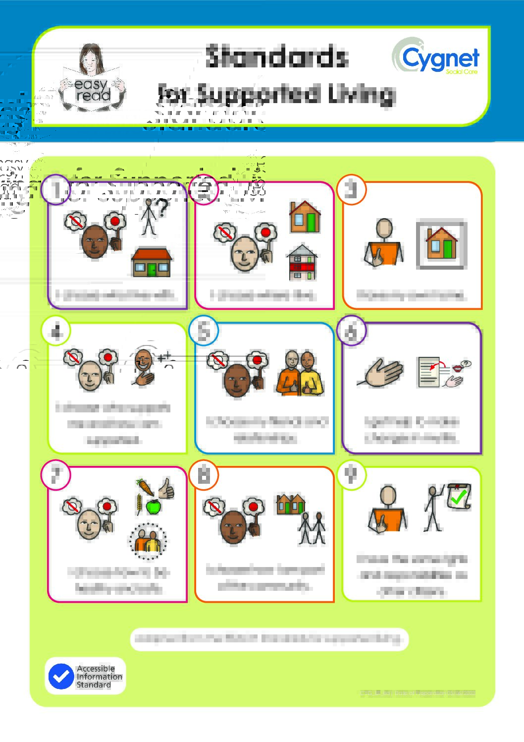 Download our Standards for Supported Living (Easy Read) PDF