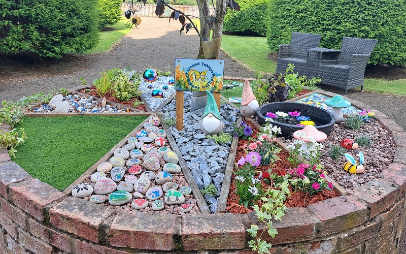 Tabley House's winning entry in the Cygnet in Bloom competition