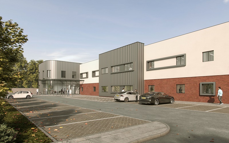 An artist's impression of Cygnet Hospital Wolverhampton