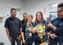 Tanya Dullenty and staff from Cygnet Fountains