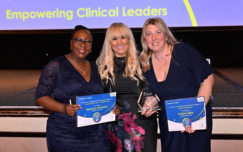 A couple of our Nursing Awards winners