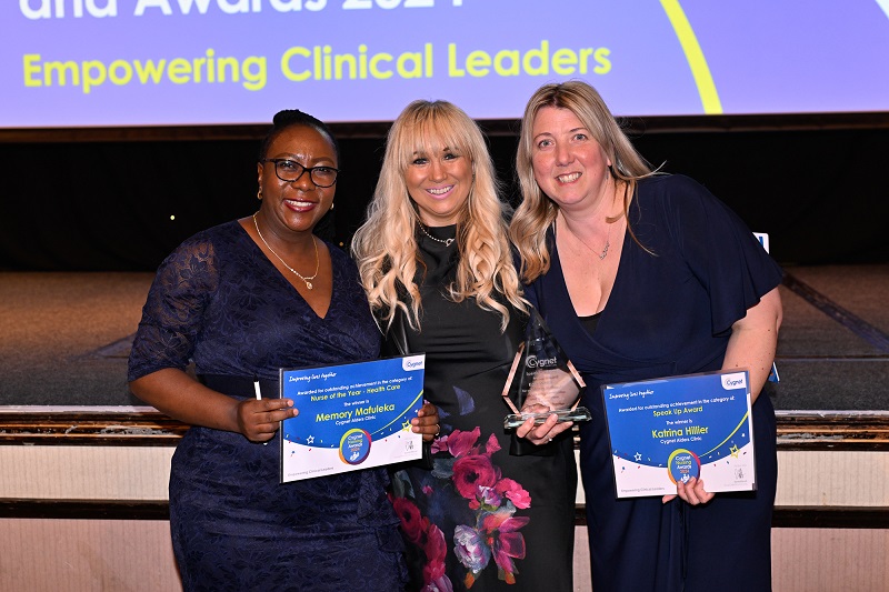 A couple of our Nursing Awards winners