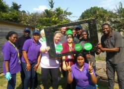 The team at Oakhurst Lodge celebrating their 'Good' rating