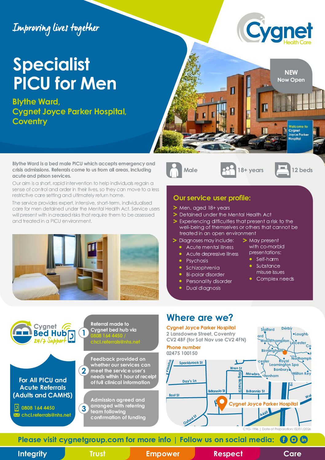 Download the Blythe Ward flyer PDF