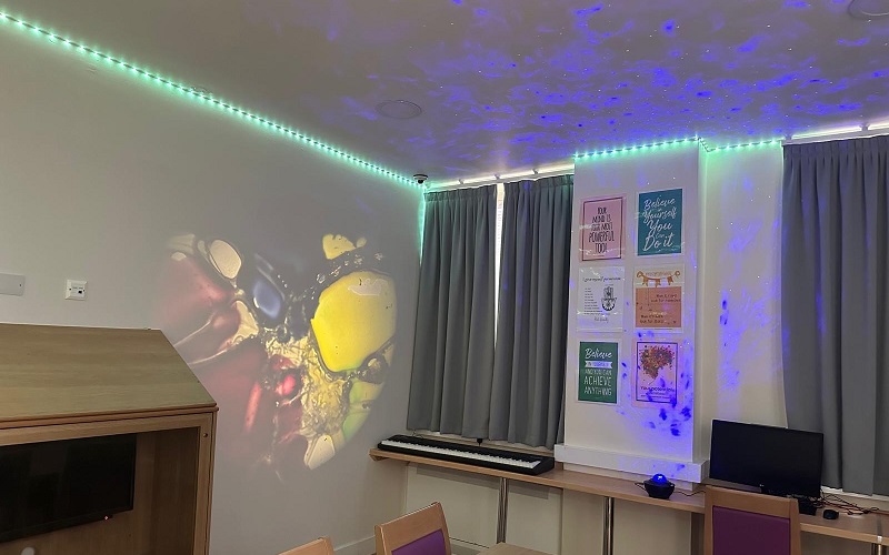 Low stimulus room at Cygnet Hospital Woking
