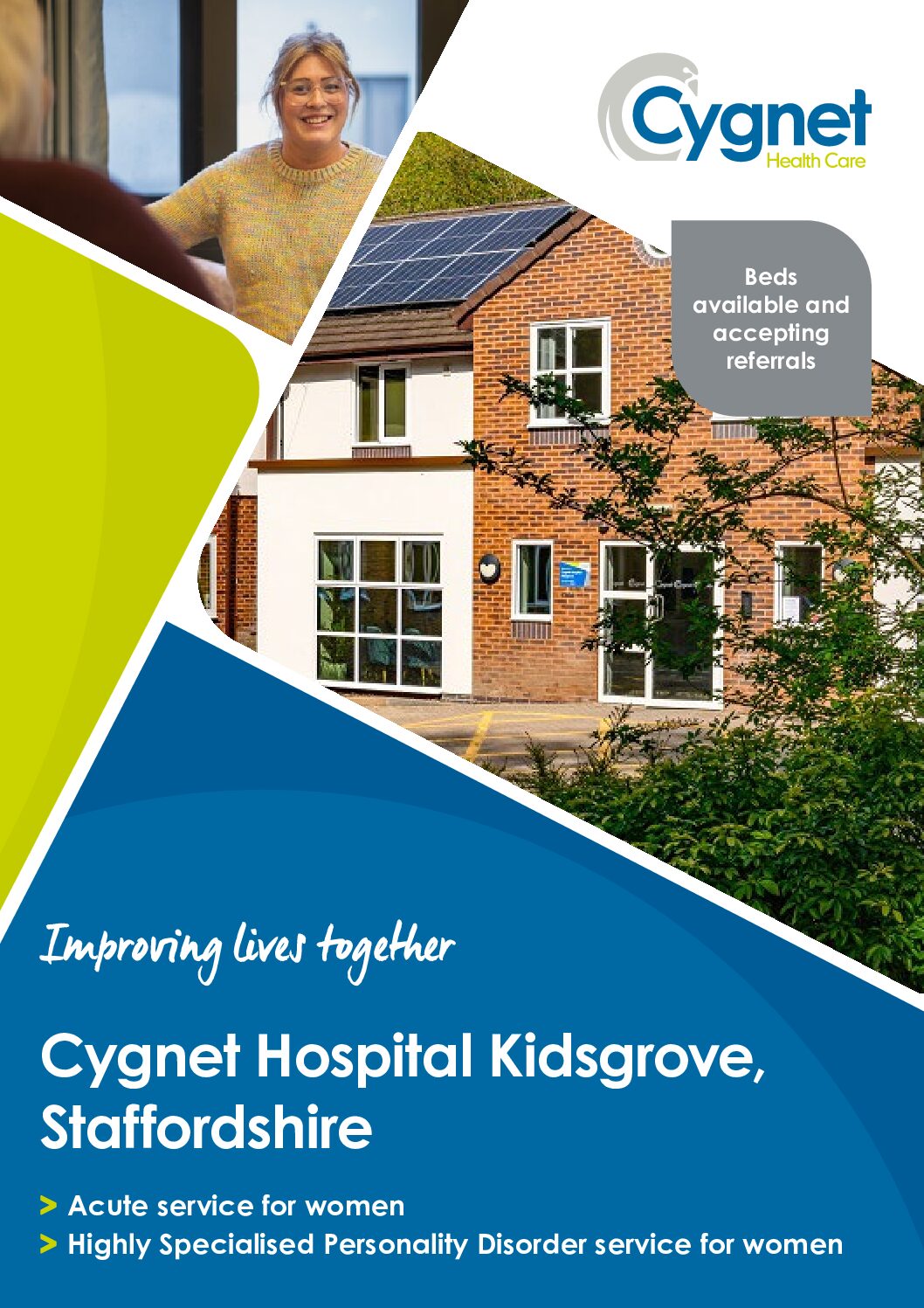 Download Cygnet Hospital Kidsgrove flyer PDF