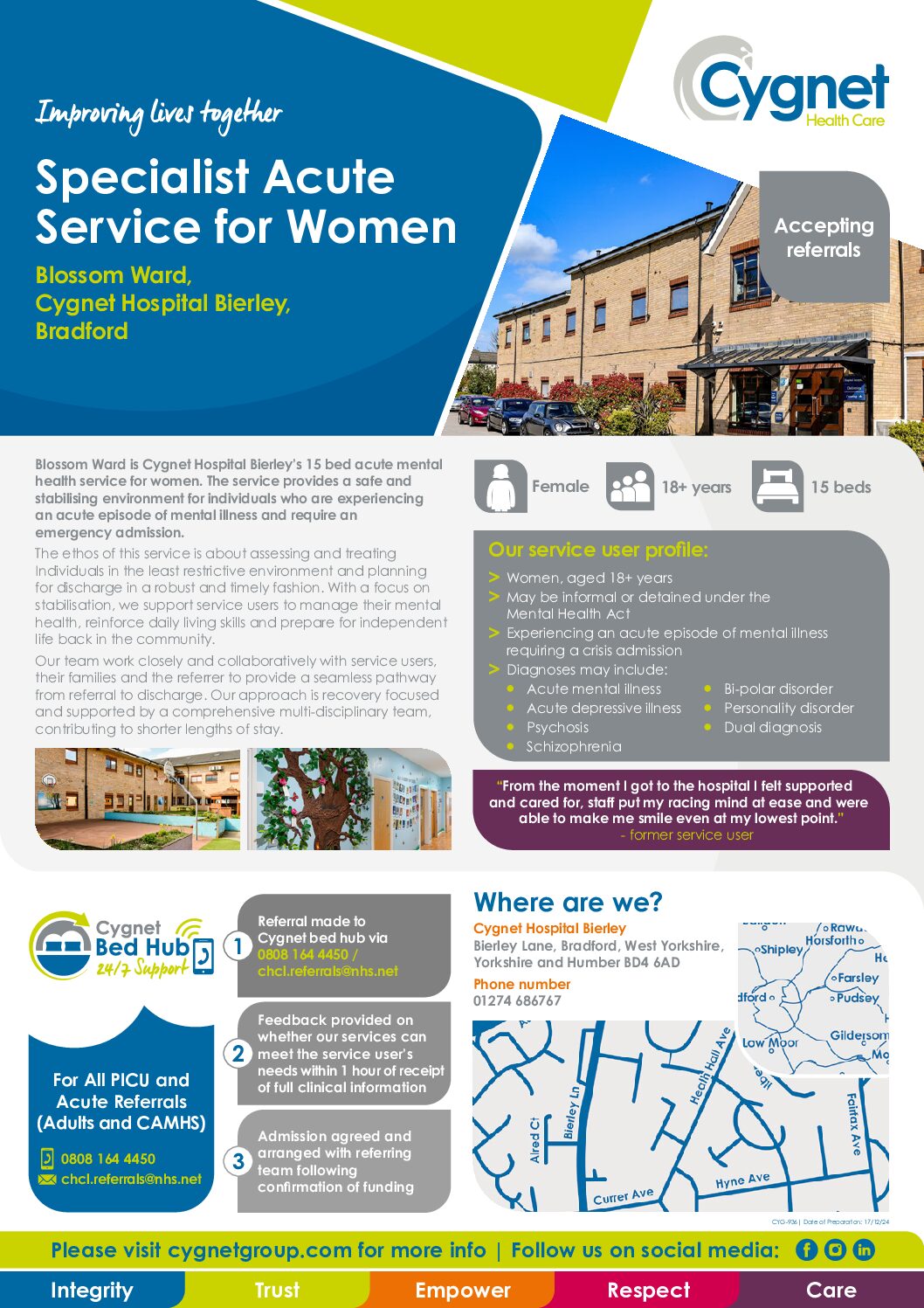 Download the Blossom Ward flyer PDF