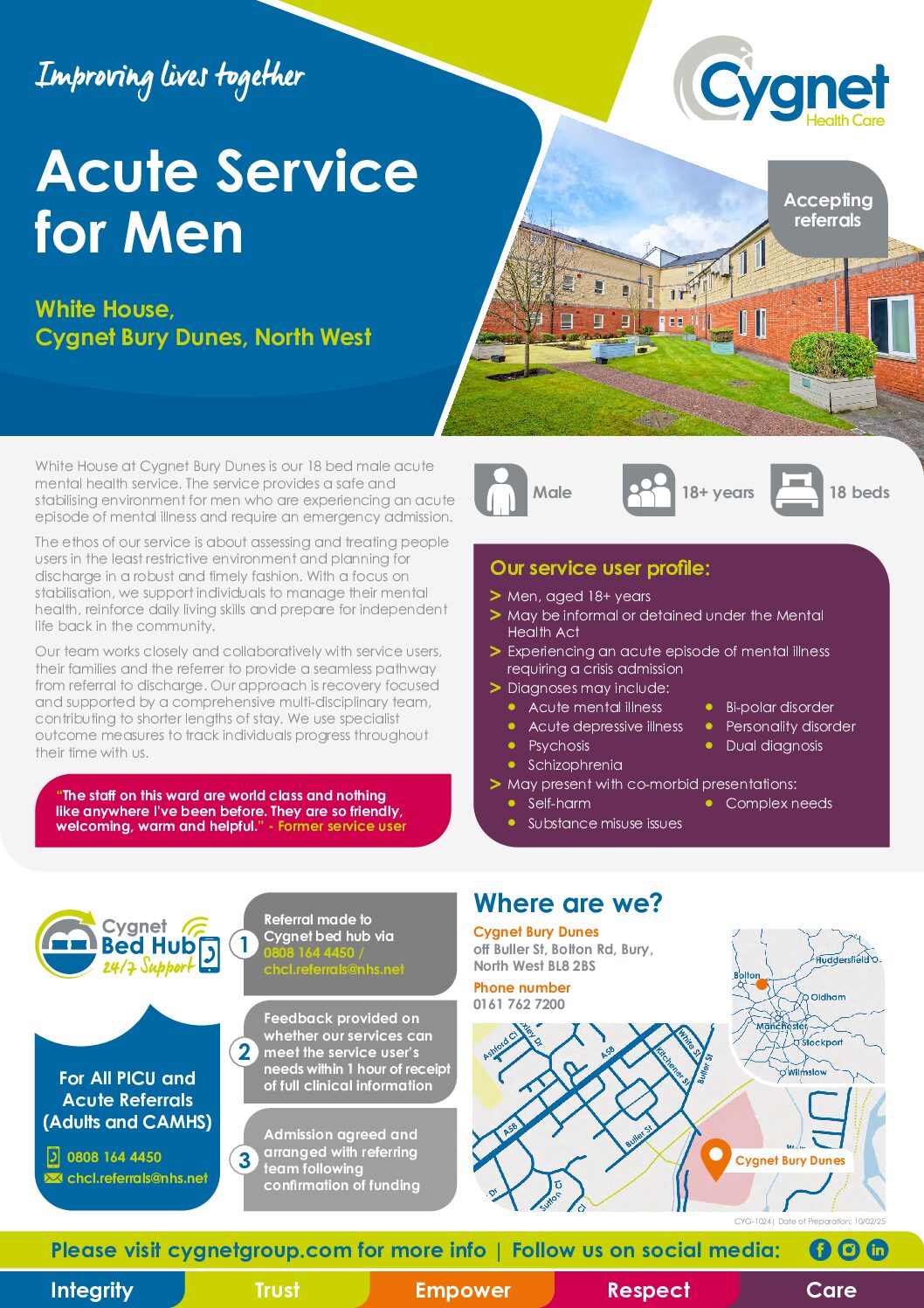 Download the White House flyer PDF