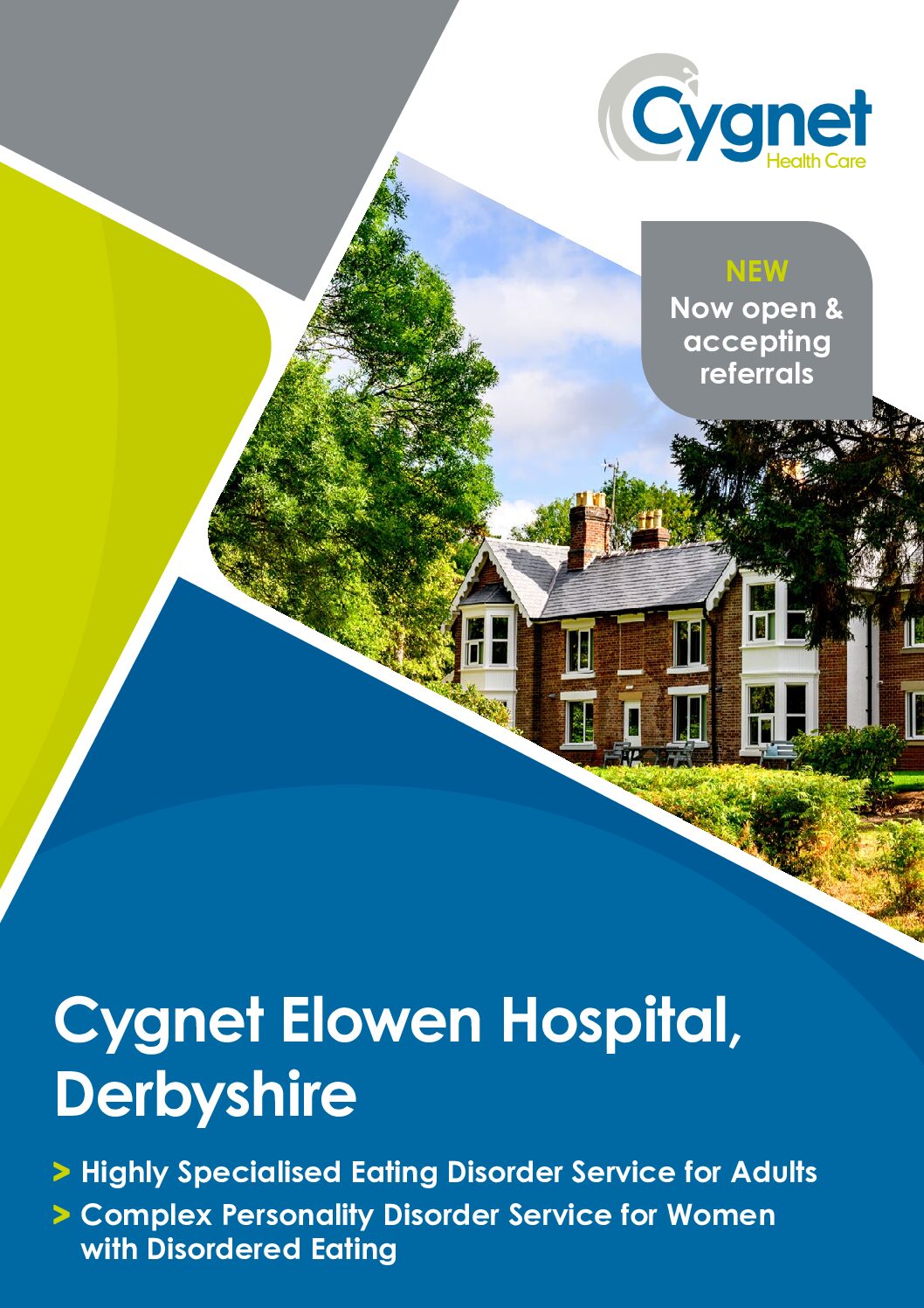 Download the Cygnet Elowen Hospital brochure PDF