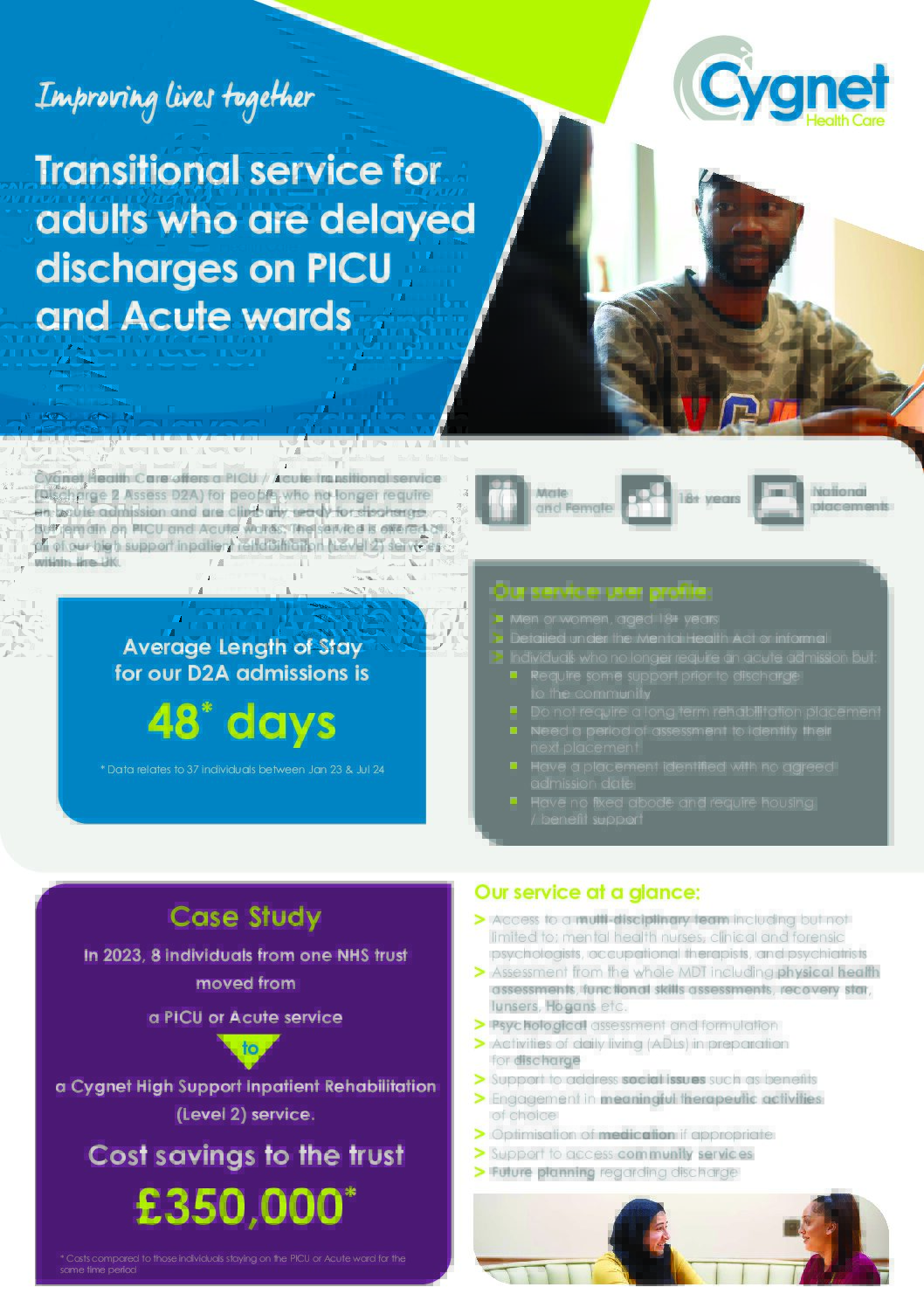 Download PICU / Acute Transitional Service (D2A) Brochure PDF