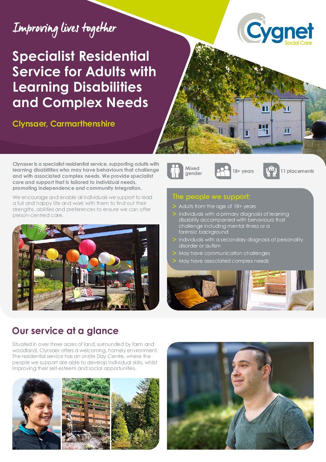 Download the Clynsaer flyer PDF