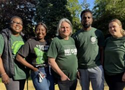 Some of the staff team at Oaklands