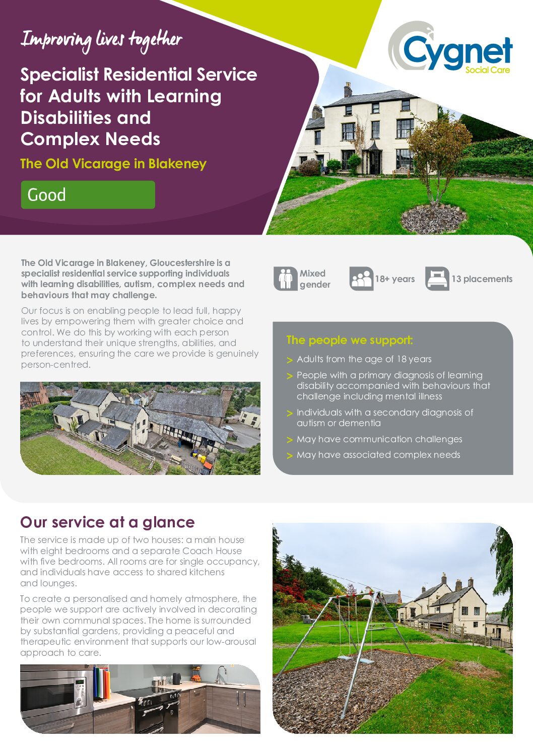 Download the Old Vicarage in Blakeney flyer PDF