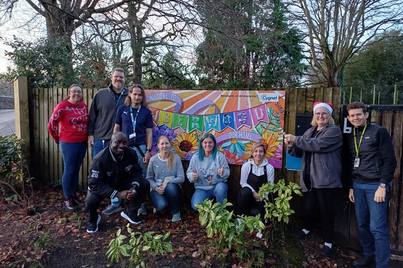 Members of the Amberwood Lodge team