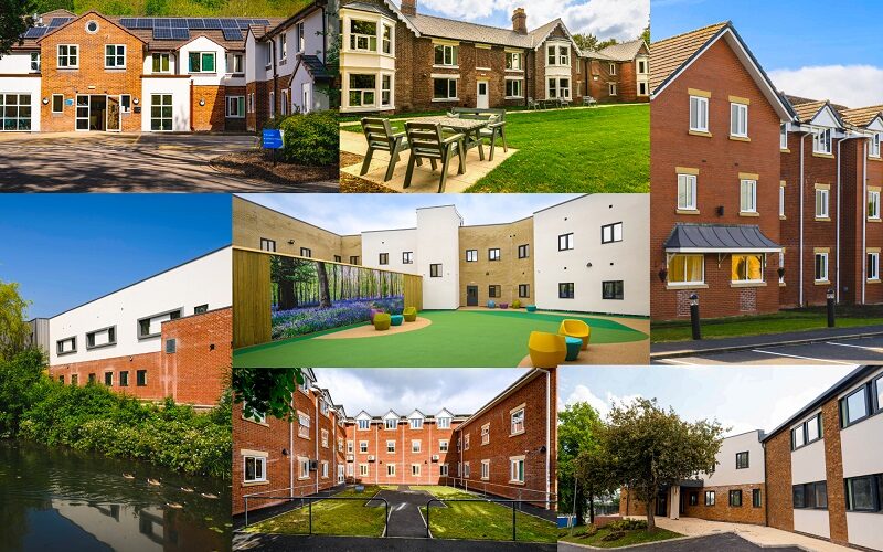 A collage of our new hospitals that have opened 2024-25