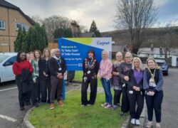 Members of the team at Cygnet St Teilo House