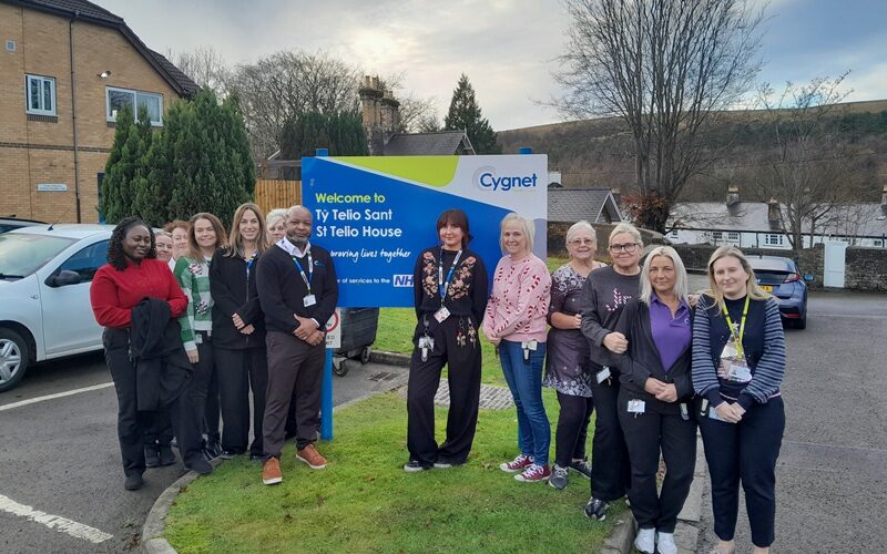 Members of the team at Cygnet St Teilo House