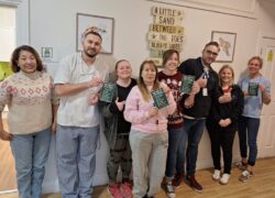 The Nightingale team celebrate their Good CQC rating