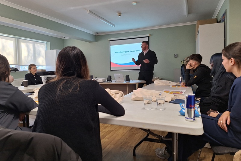 Training on day one for our apprentices