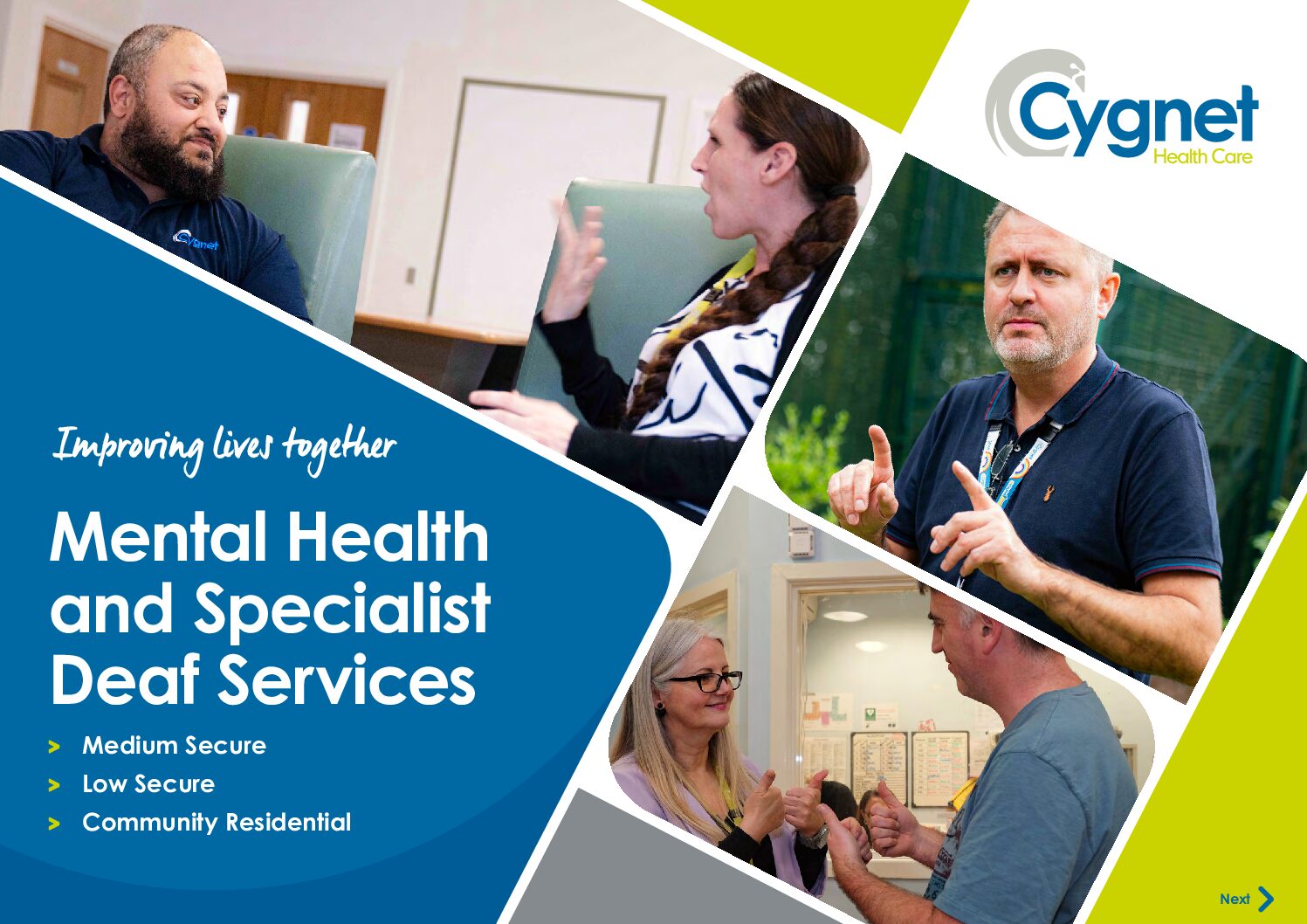 Download our Mental Health and Specialist Deaf Services brochure PDF