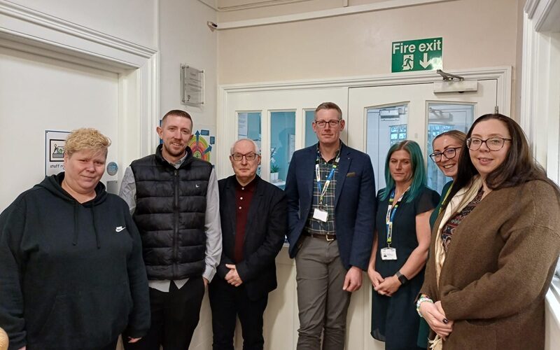 Neil Duncan Jordan MP and the team from Amberwood Lodge