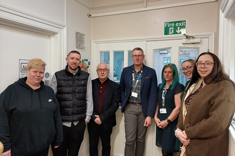 Neil Duncan Jordan MP and the team from Amberwood Lodge