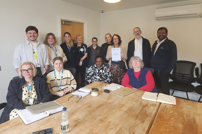 Members of the Cygnet Hospital Kewstoke team